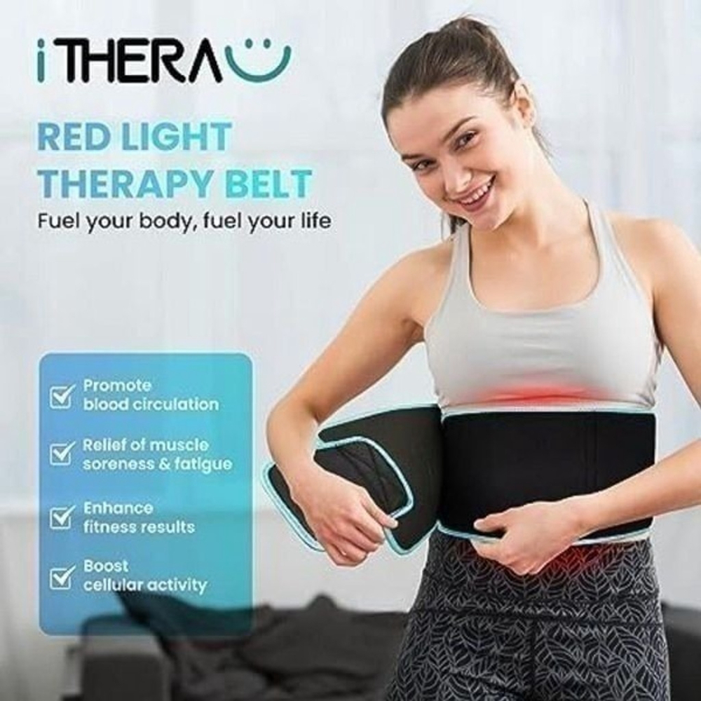 iTHERAU Diving Fabric Red Light Therapy Belt - Effective Pain Relief